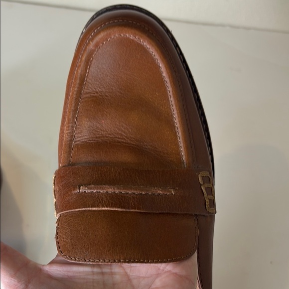 Madewell Corinne Lugsole loafer mule 8 Brown Leather Slip-On Style NF191 - Picture 6 of 7